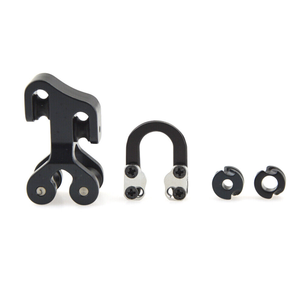 Compound Bow Peep Sight Cable Slide Roller Metal D Loop Set Archery